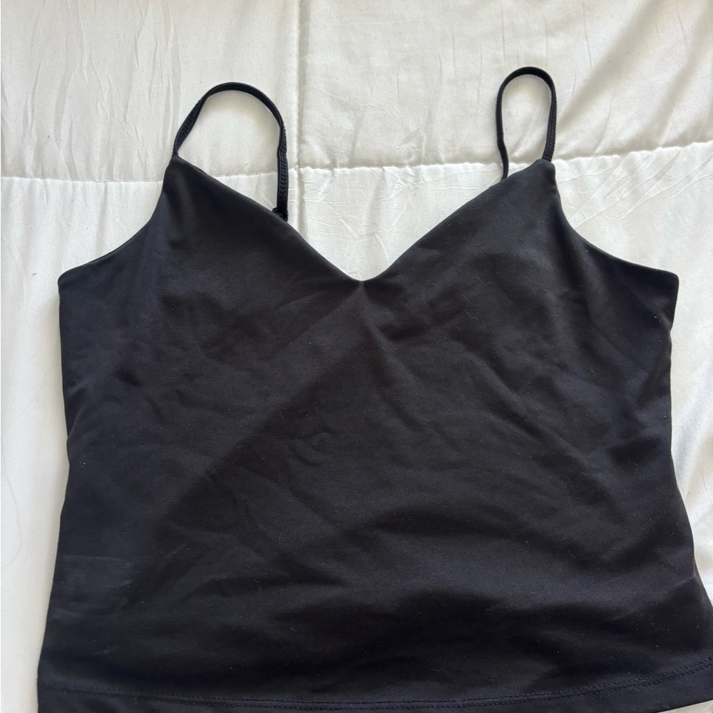 Classic Dynamite Black Spaghetti Strap Tank Top